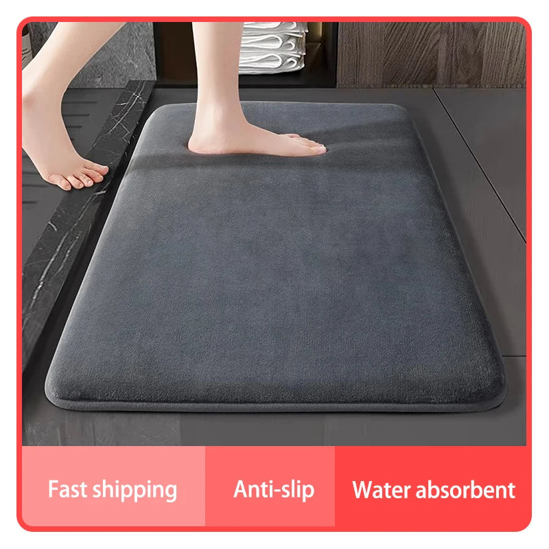 HDdomestic™ PlushDry Bath Mat