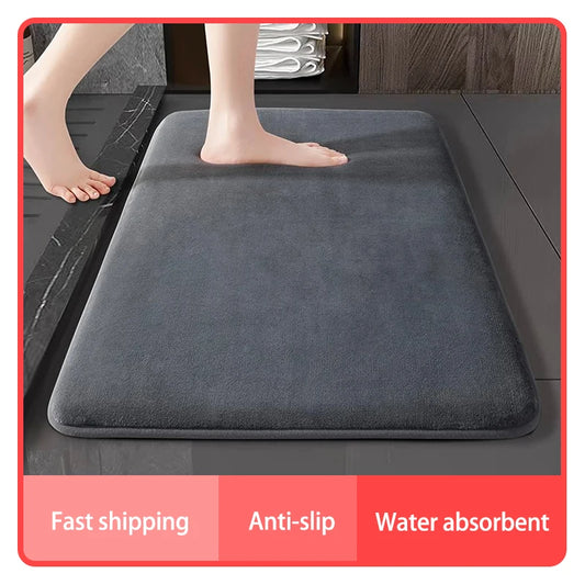 HDdomestic™ PlushDry Bath Mat